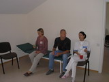 Психолог Антонина, консультант Игорь и психотерапевт Ольга в перерыве между сессиями дианализа
